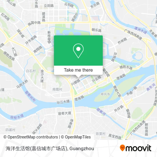 海洋生活馆(嘉信城市广场店) map