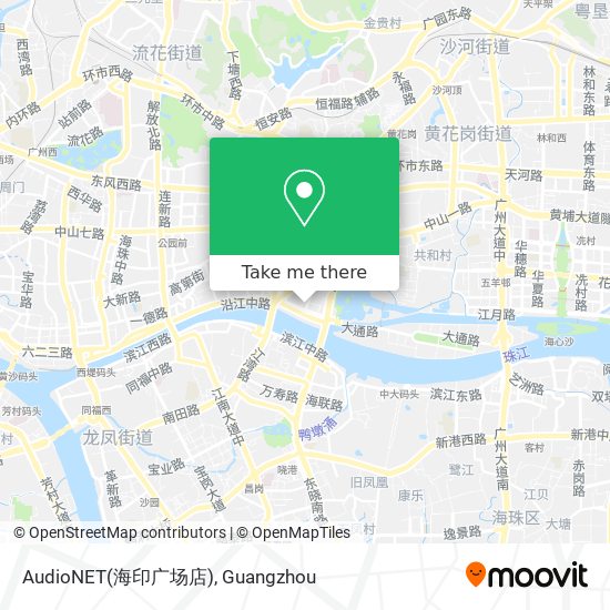 AudioNET(海印广场店) map