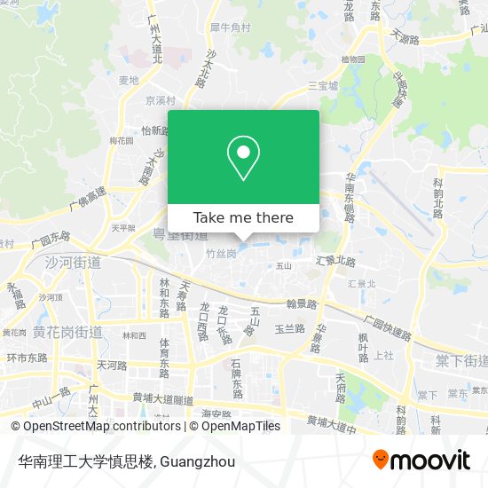 华南理工大学慎思楼 map