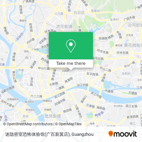 迷隐密室恐怖体验馆(广百新翼店) map