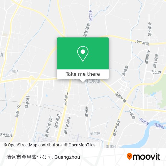 清远市金皇农业公司 map