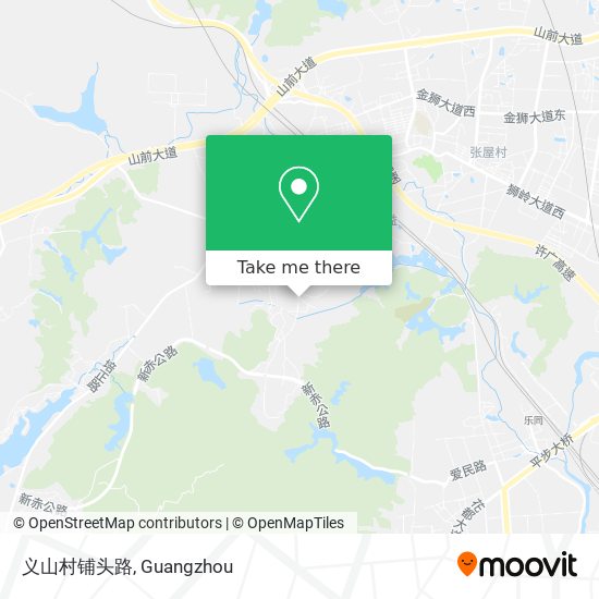 义山村铺头路 map