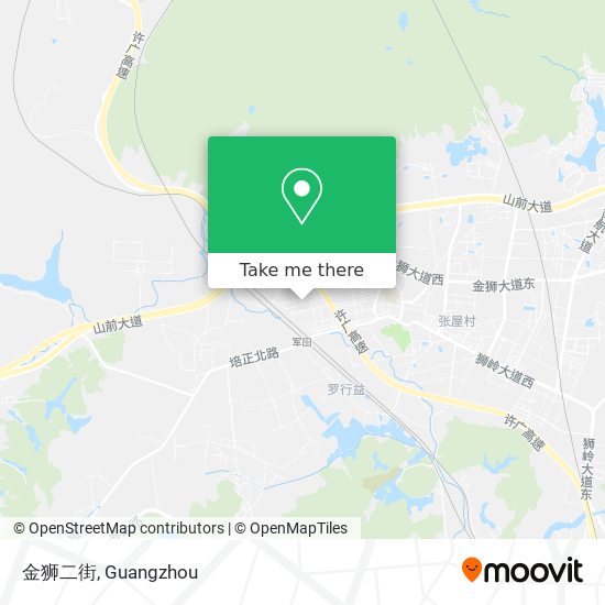 金狮二街 map