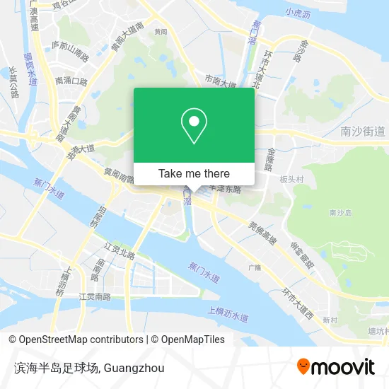 滨海半岛足球场 map
