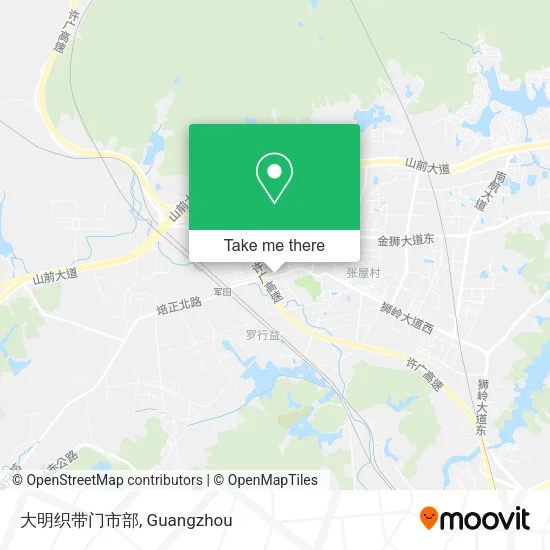 大明织带门市部 map