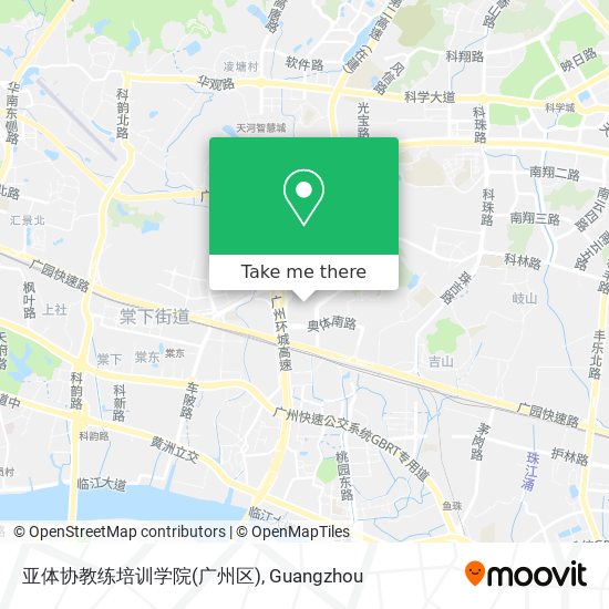 亚体协教练培训学院(广州区) map