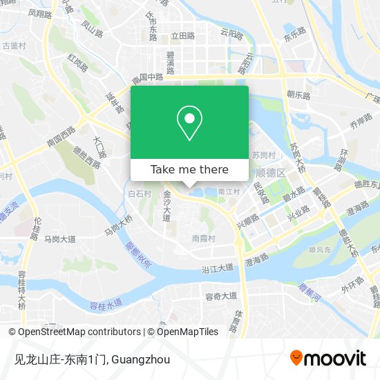 见龙山庄-东南1门 map