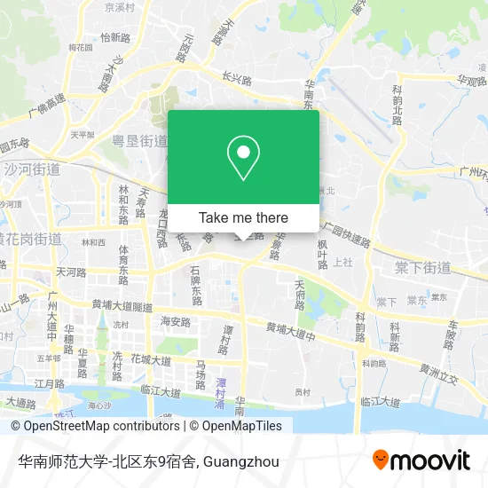 华南师范大学-北区东9宿舍 map