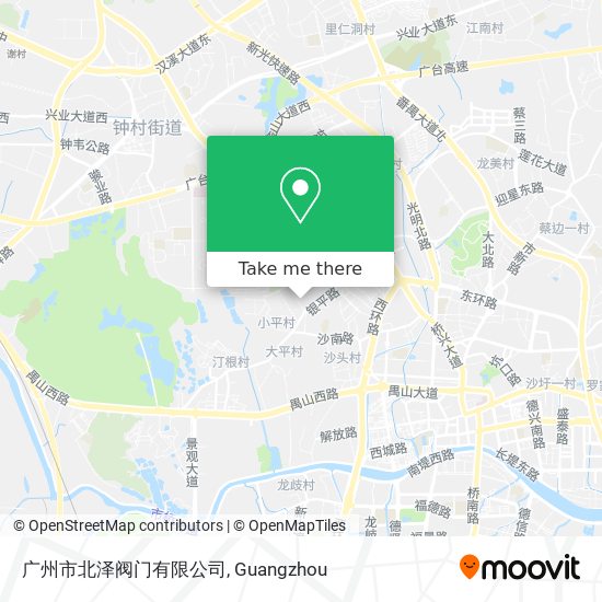 广州市北泽阀门有限公司 map