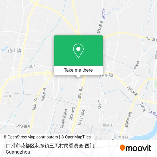 广州市花都区花东镇三凤村民委员会-西门 map
