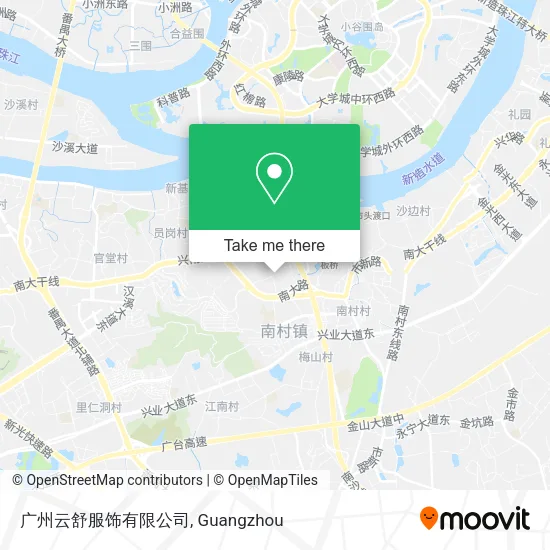 广州云舒服饰有限公司 map