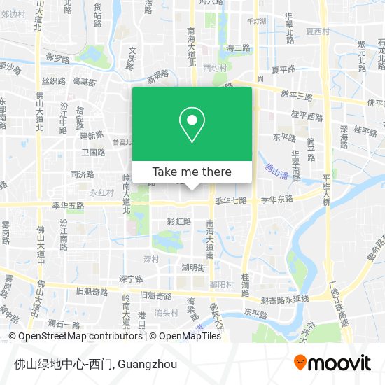 佛山绿地中心-西门 map