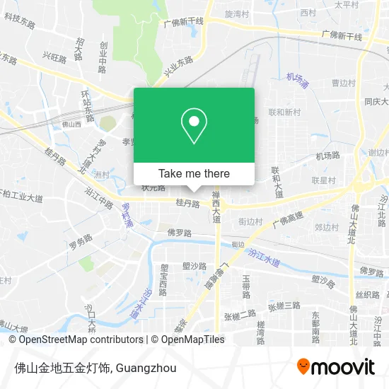 佛山金地五金灯饰 map