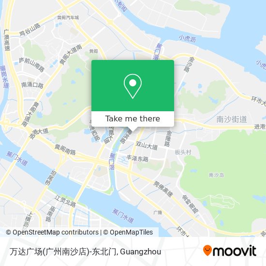 万达广场(广州南沙店)-东北门 map