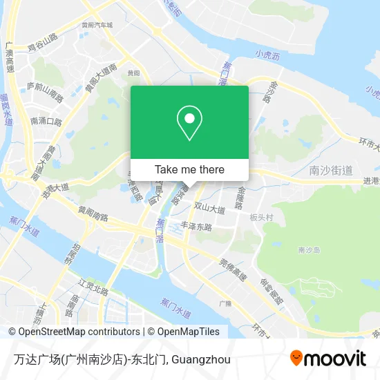 万达广场(广州南沙店)-东北门 map