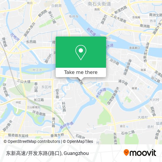 东新高速/开发东路(路口) map