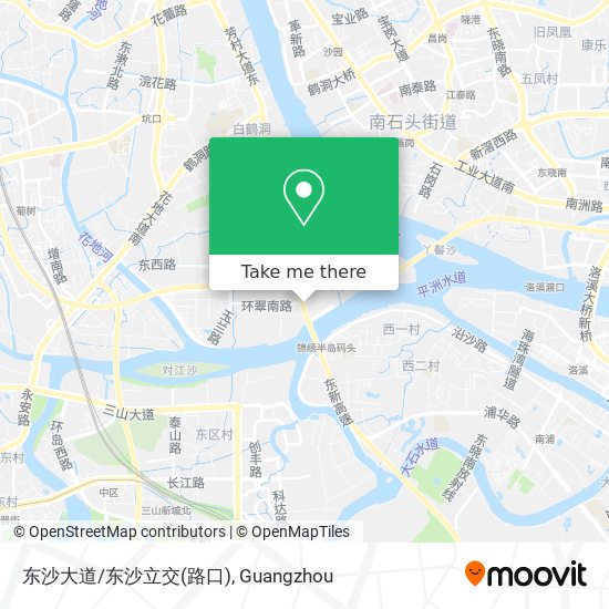 东沙大道/东沙立交(路口) map