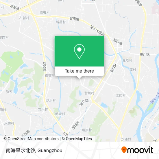 南海里水北沙 map