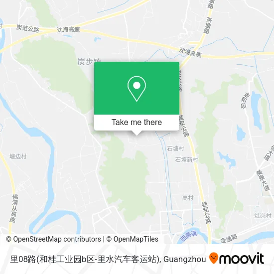 里08路(和桂工业园b区-里水汽车客运站) map