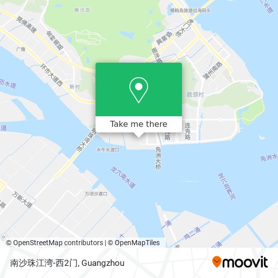 南沙珠江湾-西2门 map
