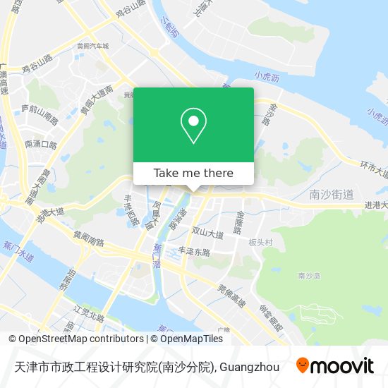 天津市市政工程设计研究院(南沙分院) map