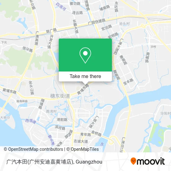 广汽本田(广州安迪嘉黄埔店) map