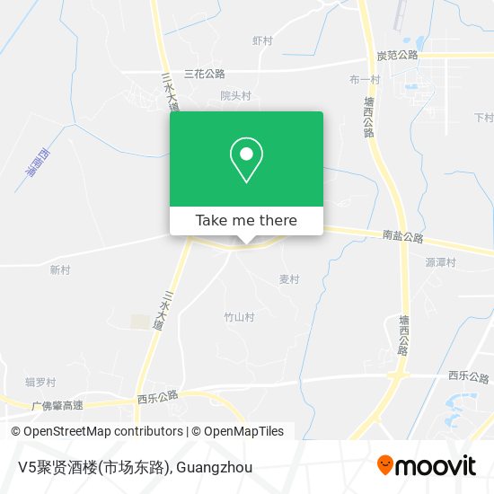 V5聚贤酒楼(市场东路) map