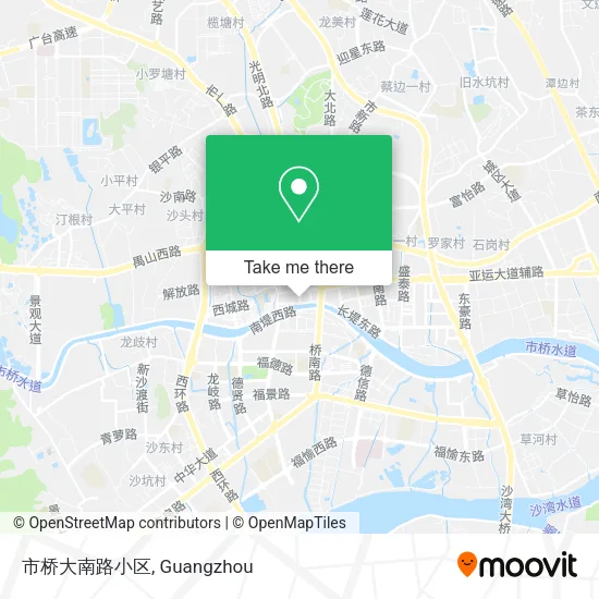 市桥大南路小区 map