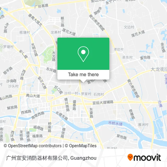 广州宣安消防器材有限公司 map
