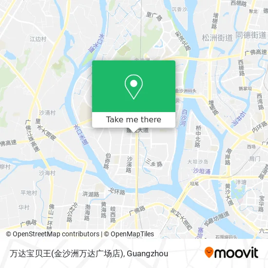 万达宝贝王(金沙洲万达广场店) map