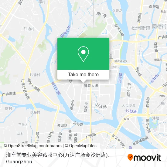 潮车堂专业美容贴膜中心(万达广场金沙洲店) map