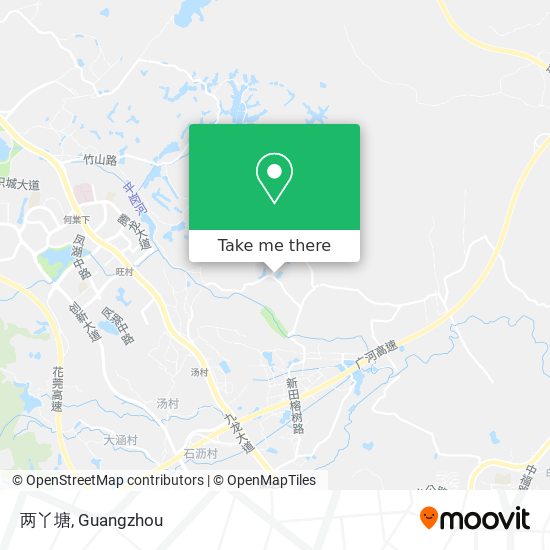 两丫塘 map
