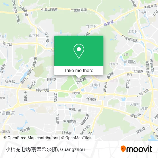 小桔充电站(翡翠希尔顿) map