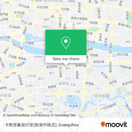 卡斯形象设计室(新港中路店) map