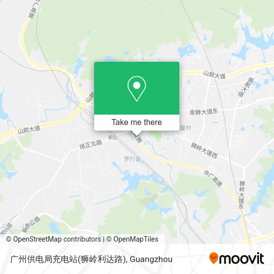 广州供电局充电站(狮岭利达路) map