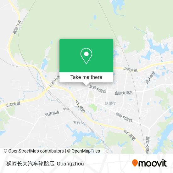 狮岭长大汽车轮胎店 map
