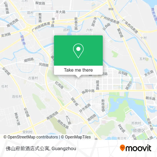 佛山府前酒店式公寓 map
