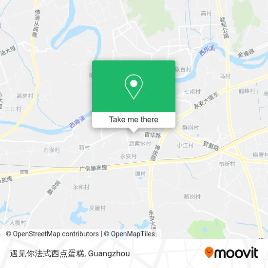 遇见你法式西点蛋糕 map