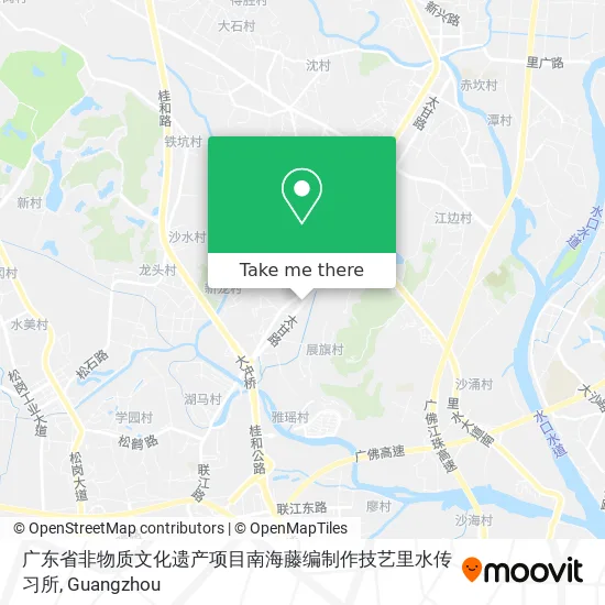 广东省非物质文化遗产项目南海藤编制作技艺里水传习所 map