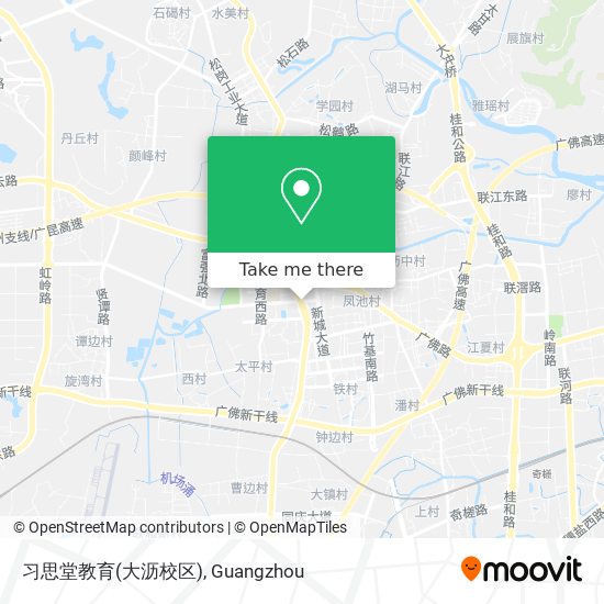 习思堂教育(大沥校区) map