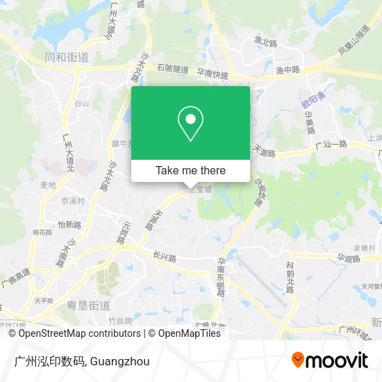 广州泓印数码 map