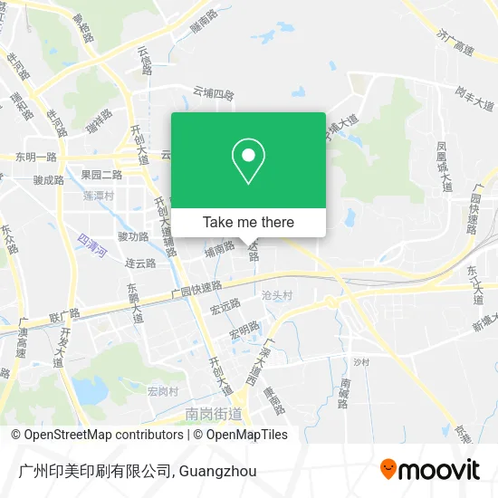 广州印美印刷有限公司 map