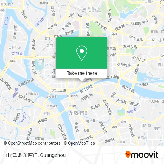 山海城-东南门 map