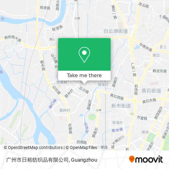广州市日裕纺织品有限公司 map