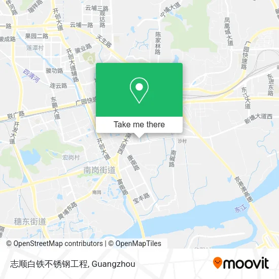 志顺白铁不锈钢工程 map
