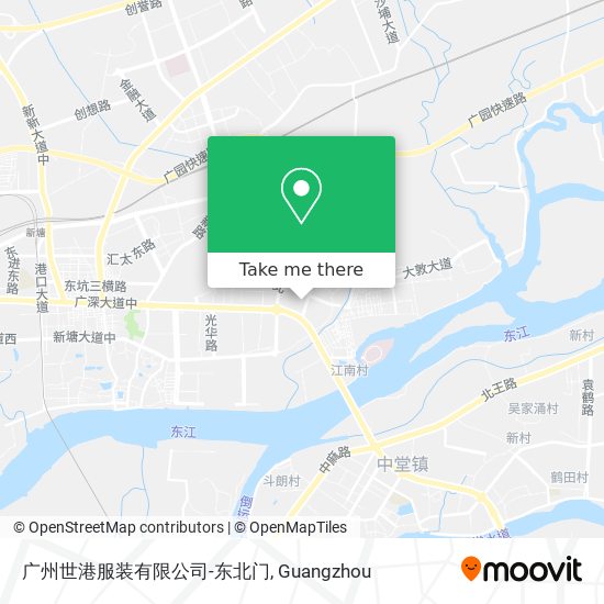 广州世港服装有限公司-东北门 map