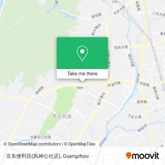 京东便利店(风神公社店) map