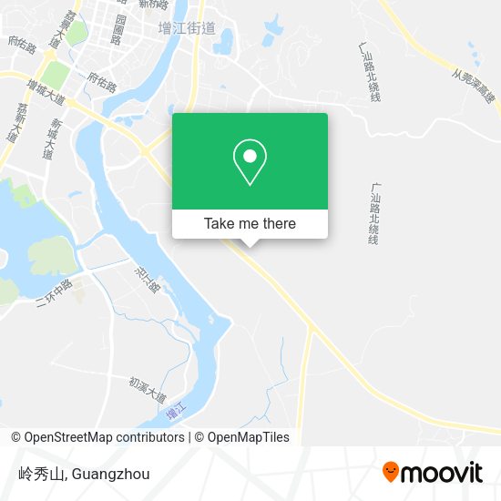 岭秀山 map
