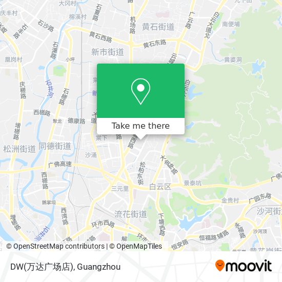 DW(万达广场店) map