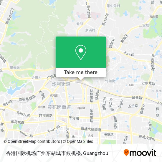 香港国际机场广州东站城市候机楼 map